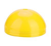Halearo 5 Pack Soccer Training Cones Football Marking Discs Dome Markers, with Windproof Base PP Plastic for Agility Drills Ball Control Practice (Yellow)