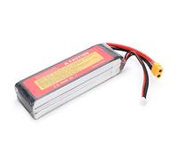 Halearo 6000mAh Lithium Battery 11.1V with 45C Discharge Capacity for Remote Control Car, Boat, and Airplane Applications, Safe and Durable LiPo Material