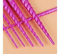 Halearo 7/10PCS Makeup Brush Sets Soft Spiral Handle Blush Eye Shadow Brush for All Skin Types Travel Use (Golden)