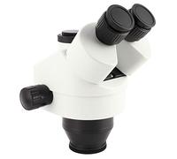 Halearo 7X-45X Trinocular Microscope Lens Set Ultra-Wide Angle Zoom Magnification for Biology Lab Glass White (With 0.5X objective lens)