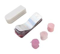Halearo Acrylic Bookmarks Blanks Stylish Edge Customizable Aesthetics, 103Pcs Bookmark Making Set for Art Projects, 50 Bookmarks 50 Bags 3 Rolls Ribbons for Creativity Enthusiasts