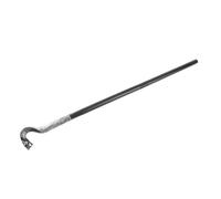 Halearo Ancient Egyptian Pharaoh Staff Scepter with Hieroglyphic Design 24.8in Plastic Prop for Halloween Costume Party (Silver Snake Head)
