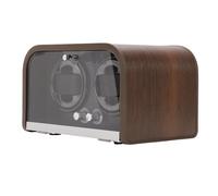 Halearo Automatic Watch Winder Box with LED Light for Mechanical Watches Elegant Home Decor, 5 Rotating Modes, Silent Operation, Dual Power Options