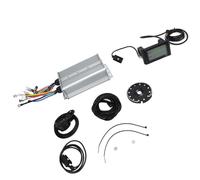 Halearo Bike Motor Controller Kit 60A Dual Mode with S900 Display Panel for DIY Electric Bikes and Scooters Aluminum ABS