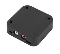 Halearo Bluetooth 5.0 Receiver NFC Wireless Music Adapter for Car with Dual Speaker Support, Compact 60x60x20mm Black Design