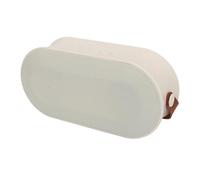 Halearo Bluetooth Microphone Speaker Cute Portable Design with Ambient Light for Home Party Singing 3000mAh Battery (White Double Mic)