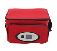 Halearo Bluetooth Speaker Ice Pack with 5 Modes for Outdoor Parties and Picnics, 2000mAh Portable Cooler Backpack, Insulated 600D Polyester (Red)