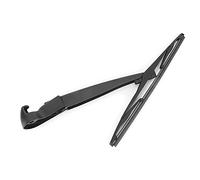 Halearo Car Rear Windshield Wiper Arm Blade Set with Smooth Wipe for 2007-2016 Black ABS 2 Units
