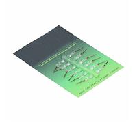 Halearo Carp Fishing Bait Spike, Durable Silicone Ring Lure Hook, High-Performance Bait Sting Pin for Outdoor Fishing, 12pcs, Portable and Lightweight (10mm)