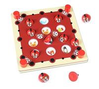 Halearo Children Memory Game Durable Wooden Cards for Memory Improvement and Fun Learning for Ages 3+, 22.5cm X 22.5cm X 4.