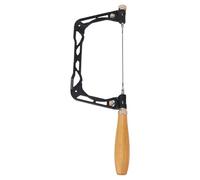 Halearo Coping Saw Set U Shaped Aluminum Durable Wooden Handle for Wood Ceramics 10in 4 Blades