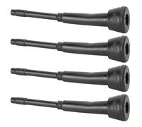 Halearo Cow Goat Milking Tool Black Rubber Teat Cup Liner Set, Smooth and Non-, Suitable for Milking Machine Parts, 4PCS Liner Replacement