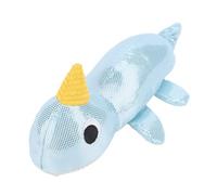 Halearo Crinkle Paper Dog Toy Soft Plush Bite Proof Squeaky Dog Toy with Double Stitched Edges for Interactive Play and Teeth Cleaning (Chameleon)