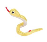 Halearo Crinkle Paper Dog Toy Soft Plush Bite Proof Squeaky Dog Toy with Double Stitched Edges for Interactive Play and Teeth Cleaning (Snake)