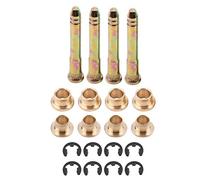 Halearo Door Hinge Pin Repair Kit for CRX DX EX SI, Durable Metal Pins for Smooth Door Functionality, 4 Pins & Bushings Included