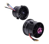Halearo EDF 70mm 12-Blade Fan Propeller High Performance with Starting Motor for RC Model Aircraft Accessories (KV3400 4S EDF 70 Ducted)