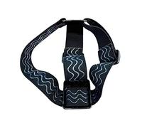 Halearo Elastic Headband Non-Slip for Action Camera Adjustable Sport Mounting Belt Ideal for Skiing and Mountain Biking Lightweight Design (black)