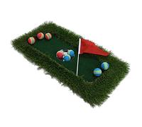 Halearo Floating Putting Green Practice Mat for Indoor and Outdoor Fun, 30x60cm Size, Rubber Base for Shock Absorption, for Lovers