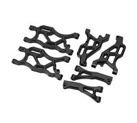 Halearo High-Strength RC Swing Arm Set, Premium Aluminum Alloy, Easy Installation for LIMITLESS, INFRACTION 6S, TYPHON 6S, 1/8 RC Car (Black)