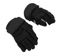 Halearo Hockey Player Gloves Protective Bendable Finger Ice Hockey Roller 2 Pack Nylon Fabric Breathable (9 inches)