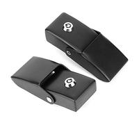 Halearo Hood Lock Latches 2pcs Metal Durable Engine Lock Catches for 2007-2017 Black