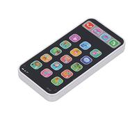 Halearo Kids Educational Simulation Cell Phone Toy with Music and Light Features for Children over 3 Years Old (English White)