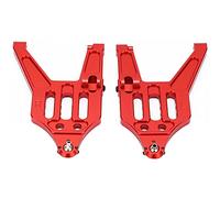 Halearo Lower Control Arms Aluminum Alloy 2pcs Lightweight Front Left Right for 1/7 RC Cars Replacement Parts (Red)