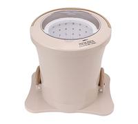 Halearo Manual Dewatering Machine Portable for Clothes Dehydration, High Speed 2500RPM for Dormitory Use, Ergonomic Design, Detachable Basket (Apricot)