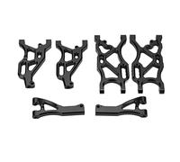 Halearo RC Aluminium Suspension Arm Set for 1/7 LIMITLESS INFRACTION 6S, Durable Upgrade with Enhanced Performance, 6-Piece Set (Black)