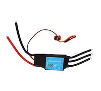 Halearo RC Boat 100A ESC High Performance Brushless Speed Controller with Auto Learning Function for Remote Control Boats Black 79 X 39mm