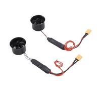 Halearo RC Ducted Fan Motor ESC Combo High Performance Brushless Integrated Motor for RC Plane 2 Units
