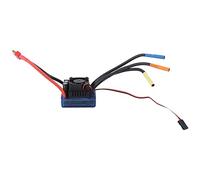 Halearo RC Waterproof 120A ESC High Performance Speed Controller for 1/8 RC Cars Off-Road Vehicles Plastic Aluminum
