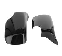 Halearo Rearview Mirror Cover Glossy Black Pair, Durable ABS Shell for E46 3 Series 1998-2005, Complete Protection for Left and Right Side Mirrors, 2 Units