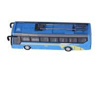 Halearo Rechargeable RC Bus Toy, High Simulation All Directions Driving Remote Control School Bus for Children, Perfect Kids Learning Technology, with Battery and Charge Line (Blue)