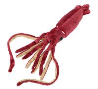 Halearo Red Soft Squid Plush Toy, Cute Ocean Animal | Plush material, Ideal for kids' playtime, Versatile tentacles, Educational marine animal