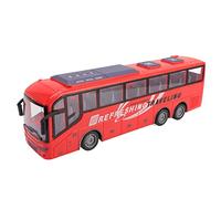 Halearo Remote Control Bus Car,1/30 Remote Control Bus Toy, Model Electric Wireless Simulation Large RC Toy with (Red Travel)
