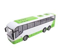 Halearo Remote Control Bus Car,1/30 Remote Control Bus Toy, Model Electric Wireless Simulation Large RC Toy with (White Green)