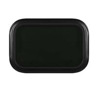 Halearo RV Window Black Sturdy Round Corner Fixed Windows for Trailer, UV Protection Tempered Glass 630x430mm (For 26-31mm/1-1.2in Wall Thickness)