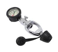 Halearo Scuba Tank Pressure Checker Accurate Lightweight Diving Pressure Test Tool for Beginners and Pros Brass Ni Plated
