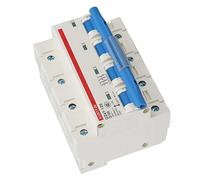 Halearo Small Circuit Breaker Box 4P 100A 400V Short Circuit Overload Protection for Various DC Systems