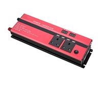 Halearo Solar Power Inverter High Efficiency 2000W Modified Sine Wave for Domestic Appliances Aluminum Alloy 12V/24V 32 * 10.3 * 6.1cm (#2)