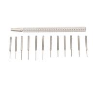 Halearo Spring Bar Removal Tool with Leopard Print Handle and 12 Steel Needles for Watch Strap Link Removal and Reconnection, Stainless Steel
