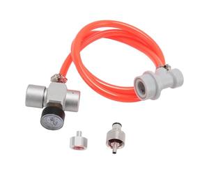 Halearo Versatile Mini Keg Regulator Stainless Steel CO2 Dispenser for Beer Soda Coffee Supply