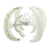 Halearo Wind 4 Blade Vertical Axes Generator for Off-Grid Charging - Alloy Steel and Plastic, 1200W, 3ft Diameter (48V)