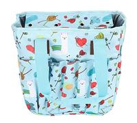Halearo Wool Ball Storage Bag Elastic Knitting Organizer Packet for Yarn Balls Crochet Hooks Outdoor Use for Mother Aunt Lady 10.2in (Little Lamb)