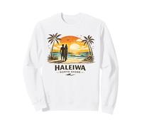 Haleiwa North Shore Hawaii Beach Vacation Sunset Surf Sweatshirt