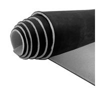 Halero 96“ × 60“ Black Car Suede Headliner Fabric with Foam Backing Material 1/9" 3mm Automotive Upholstery Liner for DIY Home Car Roof Trim Interior Replacement