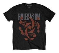 Halestorm Bouquet Official Tee T-Shirt Mens Unisex (X-Large) Black