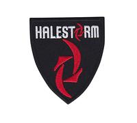 Halestorm Coat of Arm Us Rockband Patch Badge Embroidered Iron on Applique Souvenir Accessory