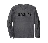 Halestorm - Logo Long Sleeve T-Shirt, Adult Unisex, Dark Heather Grey, XX-Large